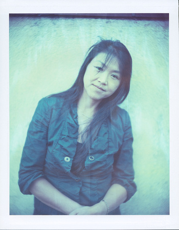 Hiroko, polaroid, 809, expired, large, format, photography, color